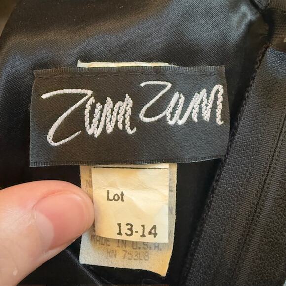 Zum Zum Women's Med VTG 90s Maxi Dress Y2K Whimsigoth Sequins Homecoming - Picture 8 of 11